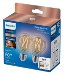 Philips Smart WiZ 60W A60 E27 gudrā LED spuldze 90CRI 2700-6500K caurspīdīga2PF/6 929003017241 8719514372627