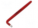 Wrench: hex key | insulated | HEX 6mm | Overall len: 188mm