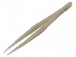Tweezers | 110mm | Blade tip shape: flat