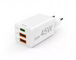 Adapter Hama  45W multiport PowerDelivery Quickcharge White