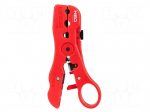 Stripping tool | Wire: coaxial | 125mm