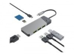 GREENCELL HUB USB-C GC Connect 3xUSB