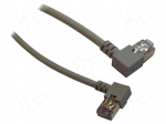 Patch cord | U/UTP | Cat: 5e | stranded | Cu | 1.5m | LSZH | grey | 26AWG