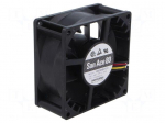 Fan: DC | axial | 48VDC | 80x80x38mm | 136.8m3/h | 49dBA | ball | 5700rpm