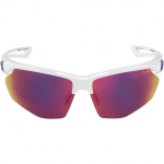 ALPINA Cycling Glasses NYLOS HR White‑Purple Purple Mirror Lens Cat.3