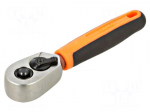 Wrench: rattle | 1/4" | 120mm | Teeth: 60