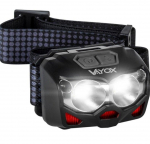 RoGer Headlamp Flashlight 2x LED  500 lm