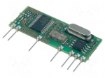 Module: RF | AM receiver | AM,ASK | 433.92MHz | -114dBm | 3VDC | 7.5mA