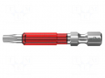 Screwdriver bit | Torx&reg; | TX20 | 1/4" | Overall len: 49mm | 5pcs | TY