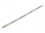 LED tape | white warm | 3528 | LED/m: 144 | 10mm | white PCB | IP20 | 120&deg;