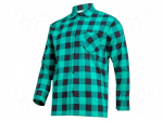 Shirt | Size: M | green | flannel | 170g/m2