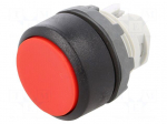 Switch: push-button | Stabl.pos: 1 | 22mm | red | Illumin: none | IP66