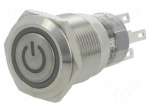 Switch: vandal resistant | Pos: 2 | SPDT | 0.5A/220VAC | 1A/24VDC | IP67
