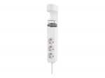 Neomounts | Desk socket with clamp and USB-C and USB-A ports - Quick charge | DS22-840WH6