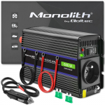 Qoltec Monolith pingemuundur 600 MS Wave | 12V &rarr; 230V | 300/600 W | USB