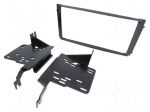Radio mounting frame | Hyundai | 2 DIN | black