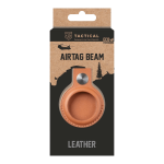 Tactical Airtag Beam Leather Cover for Apple AirTag / brown