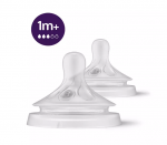 Philips Avent SCY963/02 Silicone Bottle Teats 2 pcs