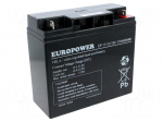 Re-battery: acid-lead | 12V | 17Ah | AGM | maintenance-free