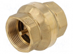 Check valve | G 1 1/4" internal | 16bar | brass | Medium: water