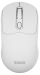 Computer mouse Savio MB-04 Silent USB-C/2.4GHz/BT White