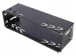 Car radio mounting half frame | JVC,Kenwood | Colour: black