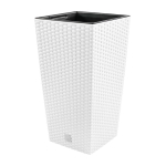 Tooted koju ja aeda // &Otilde;ues | Aiam&ouml;&ouml;bel // Doniczka z wkładem Rato Square DRTS265 biała