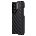 Nillkin Synthetic Fiber PRO Magnetic Pen Slot Back Cover for Samsung Galaxy Z Fold 7 / golden