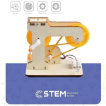 Wooden Assembly Kit Hand-Crank Power Generator, STEM Educational Toy