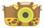 myFirst Camera 3 - aparat cyfrowy dla dzieci z gumowym etui ochronnym, ekranem 2" IPS, rozdzielczości 16MP i dwoma obiektywami (yellow)