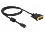 Cable | DVI-D (24+1) plug,micro HDMI plug | dual link,High Speed