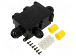 Connector: AC supply | screw terminal | IP68 | Body: black