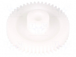 Spur gear | whell width: 9mm | &Oslash;: 60mm | Number of teeth: 58 | Module: 1
