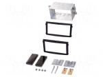 Radio frame | SsangYong | 2 DIN | black