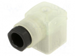 Connector: valve connector | plug | form A | 18mm | female | PIN: 3 | 10A