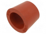 Grommet | caoutchouc | L: 19.8mm | -20&divide;200&deg;C | &Oslash;cable: 18mm | red