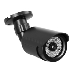 Videovalve // Kaamera tarvikud // Atrapa kamery monitorującej CCTV, bateryjna, czarna