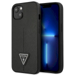 Guess GUHCP13SPSATLK Hardcase Saffiano Triangle Logo for iPhone 13 mini 5,4" / black