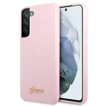 Guess GUHCS22MLSLMGLA Hardcase Silicone Script Metal Logo for Samsung Galaxy S22+ S906 / lavender