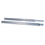 Inter-Tech 2U telescopic rails 650 mm, built-in rails grey