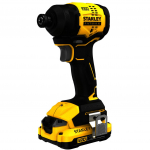 Stanley cordless impact wrench (SFMCF811D1T-QW), 18 volts (black/yellow, Li-ion battery 2.0 Ah, Pro-Stack case)