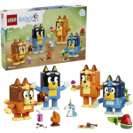 11217 Bluey Bluey's family made of LEGO bricks