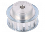 Belt pulley | T10 | W: 16mm | whell width: 31mm | &Oslash;: 45.9mm | aluminium