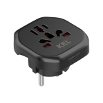 Elektrimaterjalid // Elektri laiendid, Pikendusjuhtmete, hajutuste ja UK ja USA adapterite komplekt // Adapter sieciowy uniwersalny (eu, uk, us, au)