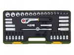 Wrench-set | 6-angles,socket spanner | 3/8" | 47pcs.