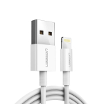 UGREEN NICKEL-PLATED LIGHTNING CABLE, 1 METRE, WHITE