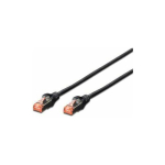 DIGITUS CAT 6 S/FTP &uuml;henduskaabel, 5 tk, 10m, Black