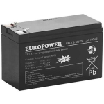AGM aku EUROPOWER seeria EPL 12V 7.2Ah T1 (15 aasta kasutusiga)