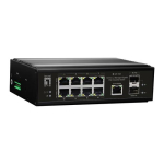 Switch LevelOne LevelOne IGP-1061 juhitav L2 gigabitv&otilde;rgu l&uuml;liti (10/100/1000) PoE tugi Black