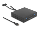 Adapter AV Delock DeLOCK 64057, SATA, USB 3.2 Gen 2 (3.1 Gen 2), USB Type-C, isane, t&auml;ispikk / t&auml;isk&otilde;rgus, SATA 15-kontaktiga, Black